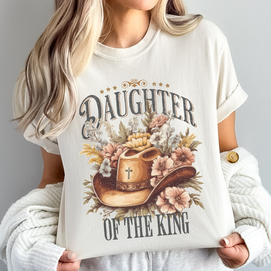Daughter Of The King Country Western Christian T-Shirt | ATTA TOOD®