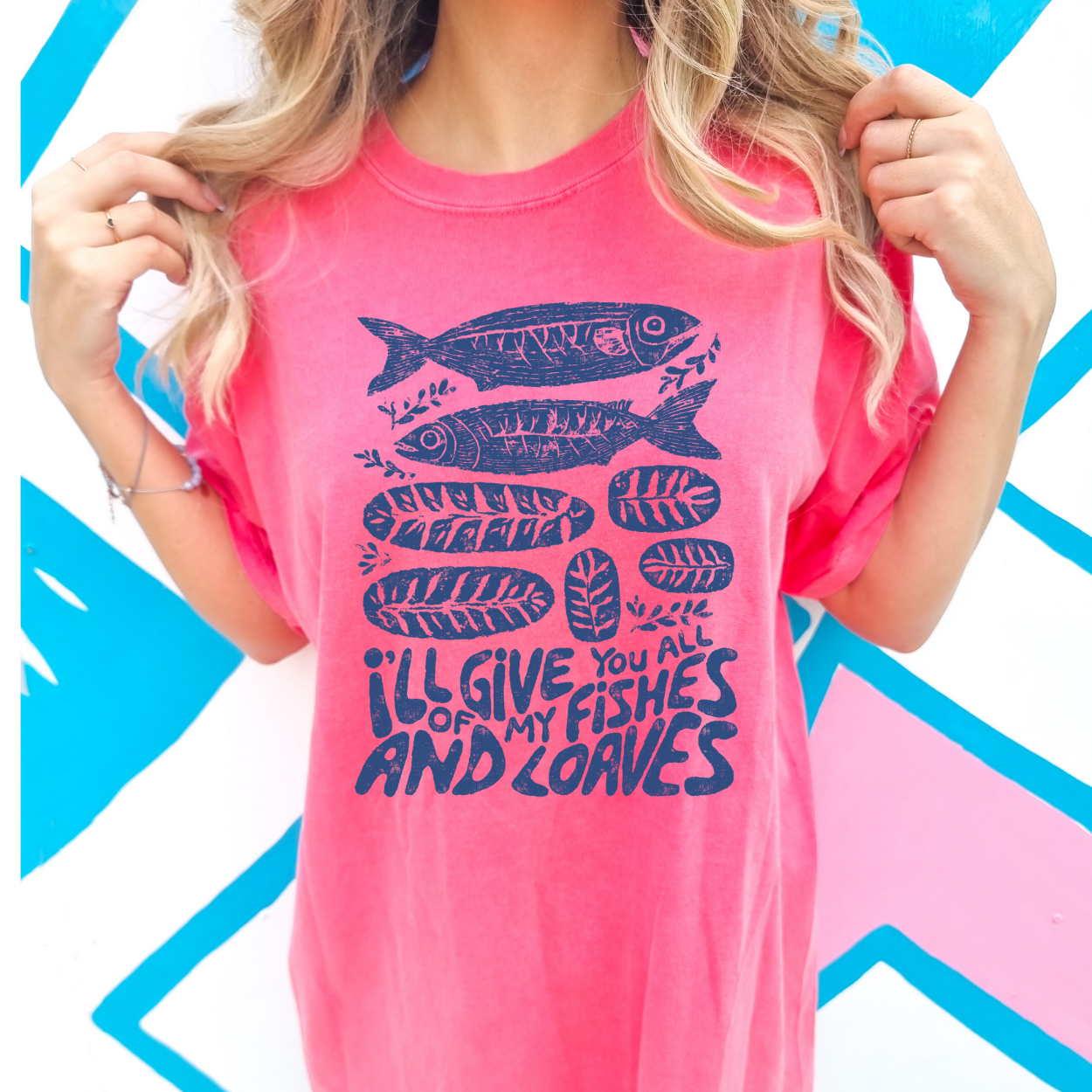 Fishes And Loaves Christian Faith Graphic T-Shirt | ATTA TOOD®