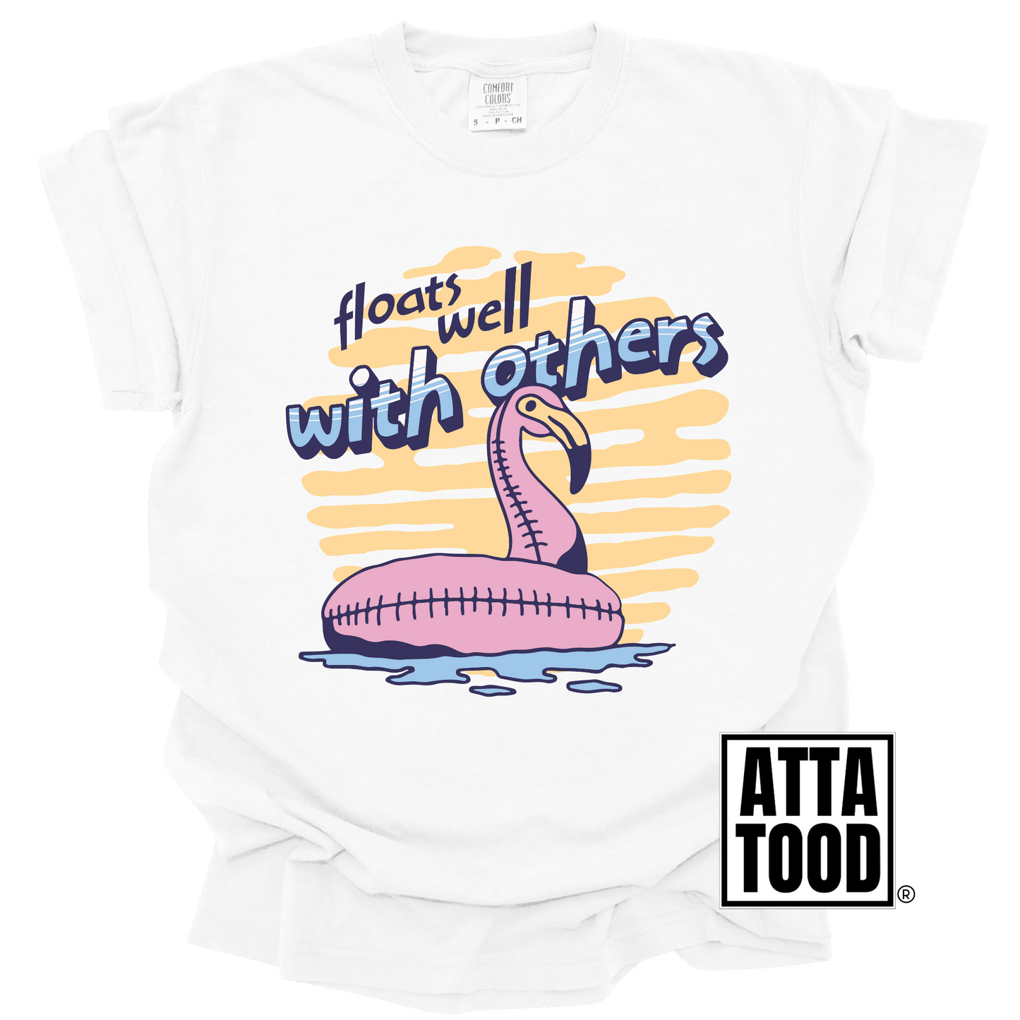 Floats well with others tee