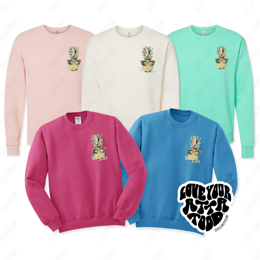 Fruit of the Spirit Christian Sweatshirt | Tropical Pineapple