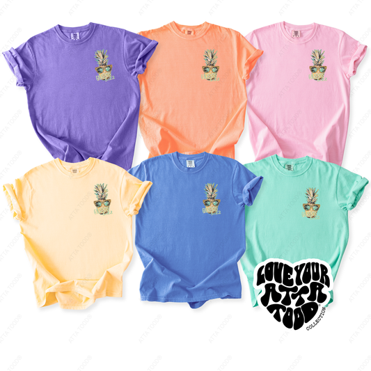 Comfort Colors® Pineapple Christian Bible Verse Graphic Tee