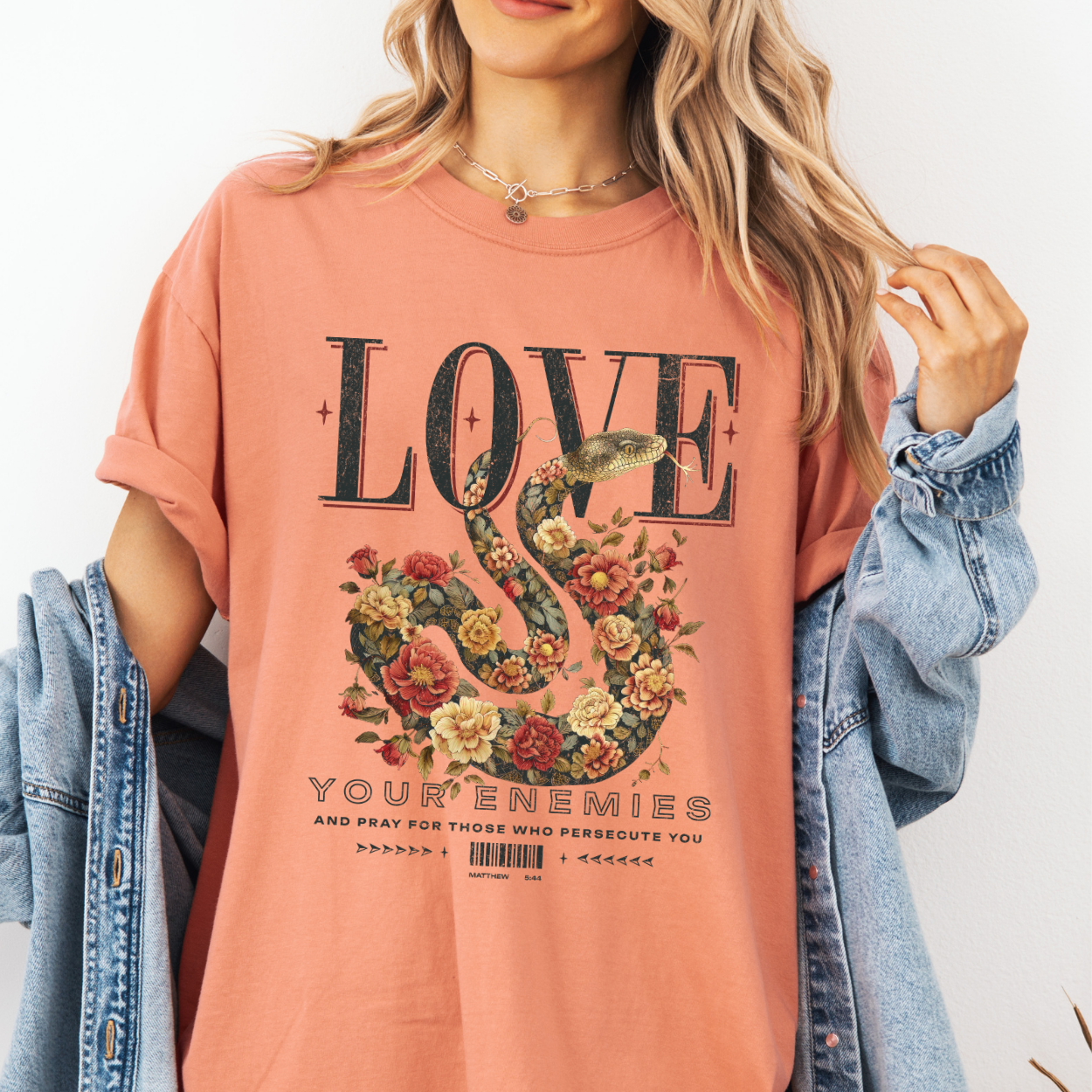 Love Your Enemies Christian Faith Graphic T-Shirt | ATTA TOOD®