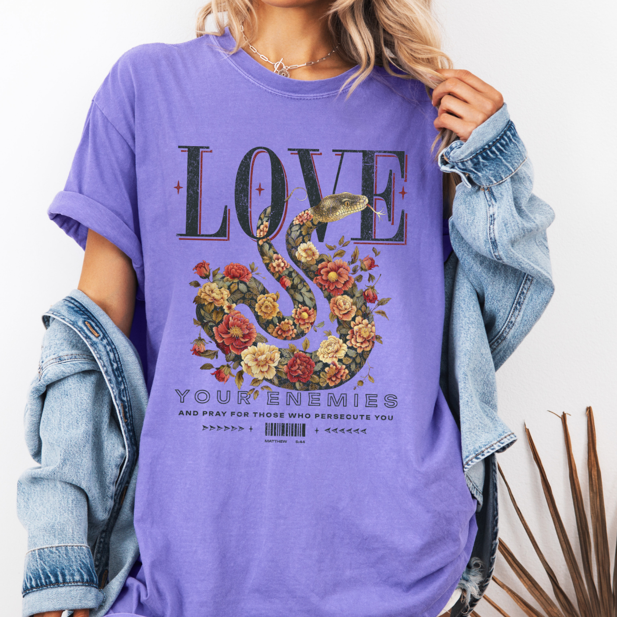 Love Your Enemies Christian Faith Graphic T-Shirt | ATTA TOOD®