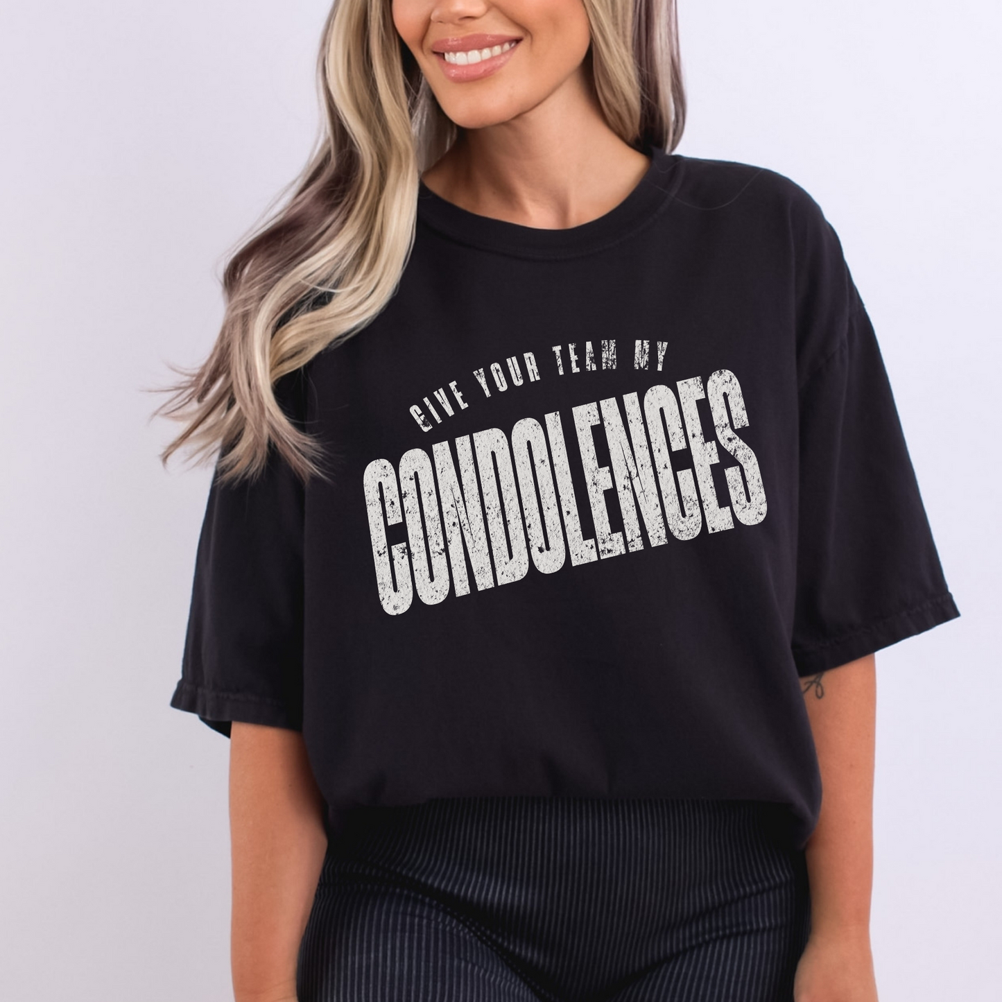 Funny Football Comfort Colors® unisex graphic t-shirt | ATTA TOOD®