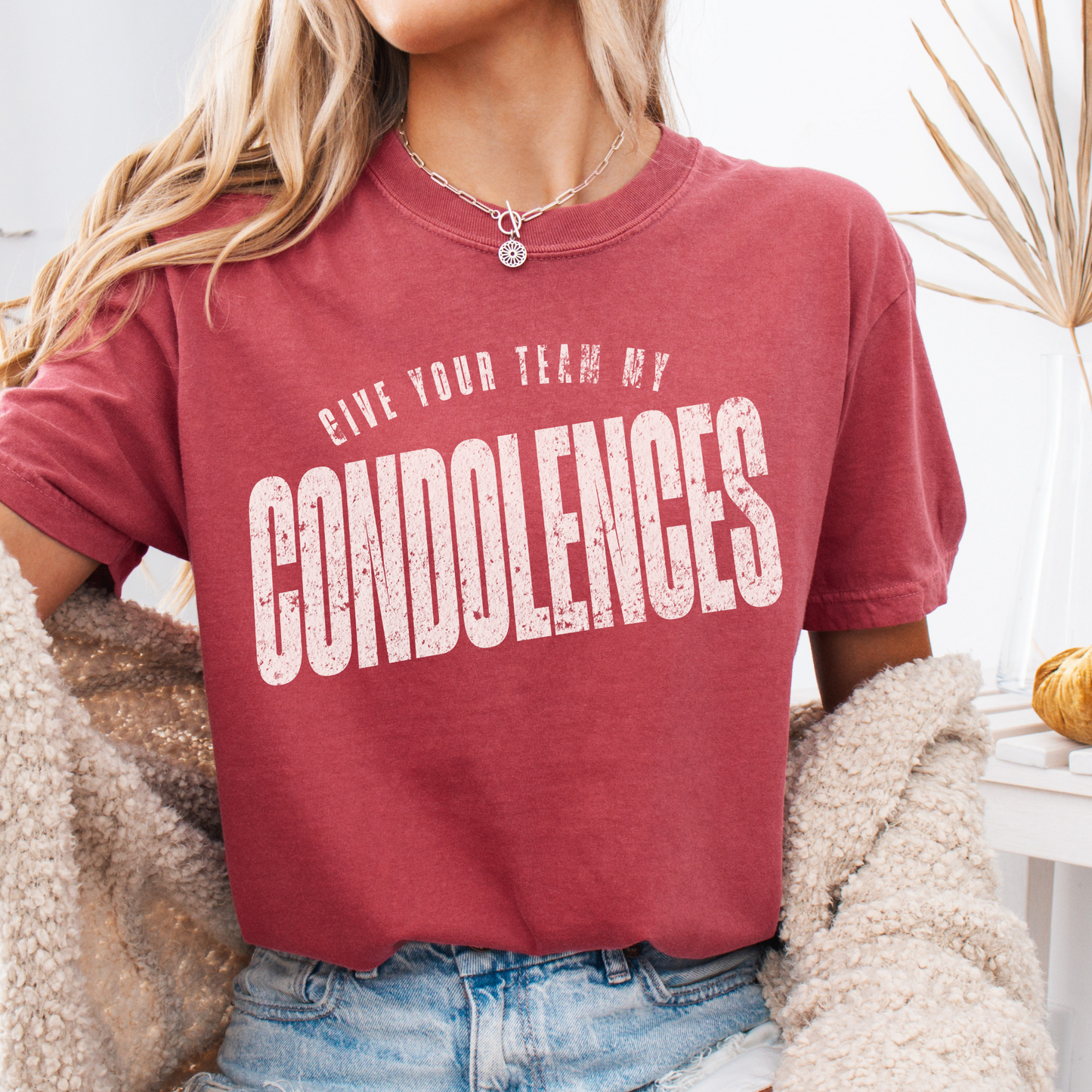 Funny Football Comfort Colors® unisex graphic t-shirt | ATTA TOOD®