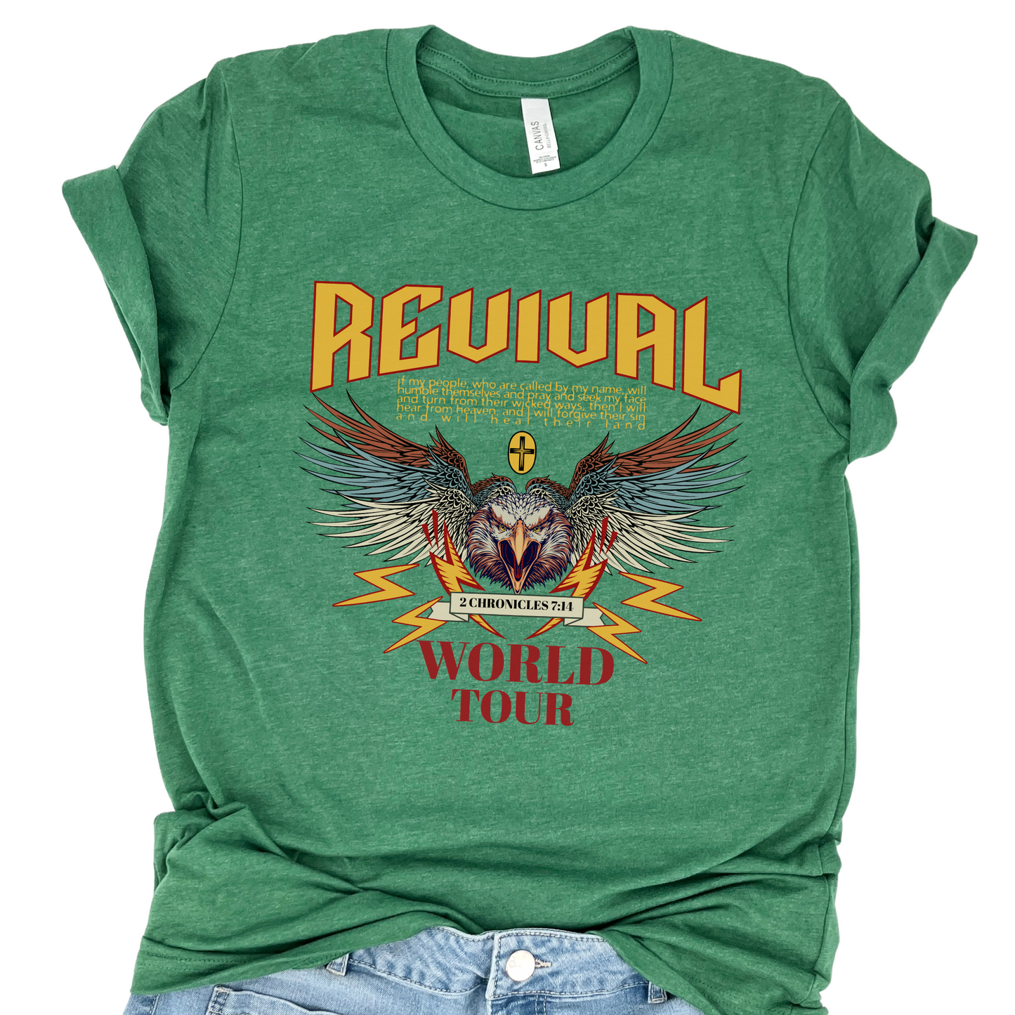 Revival World Tour Christian Unisex Graphic T-Shirt | ATTA TOOD®