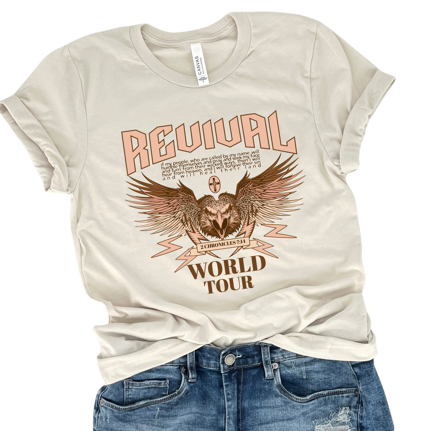 Revival World Tour Christian Unisex Graphic T-Shirt | ATTA TOOD®