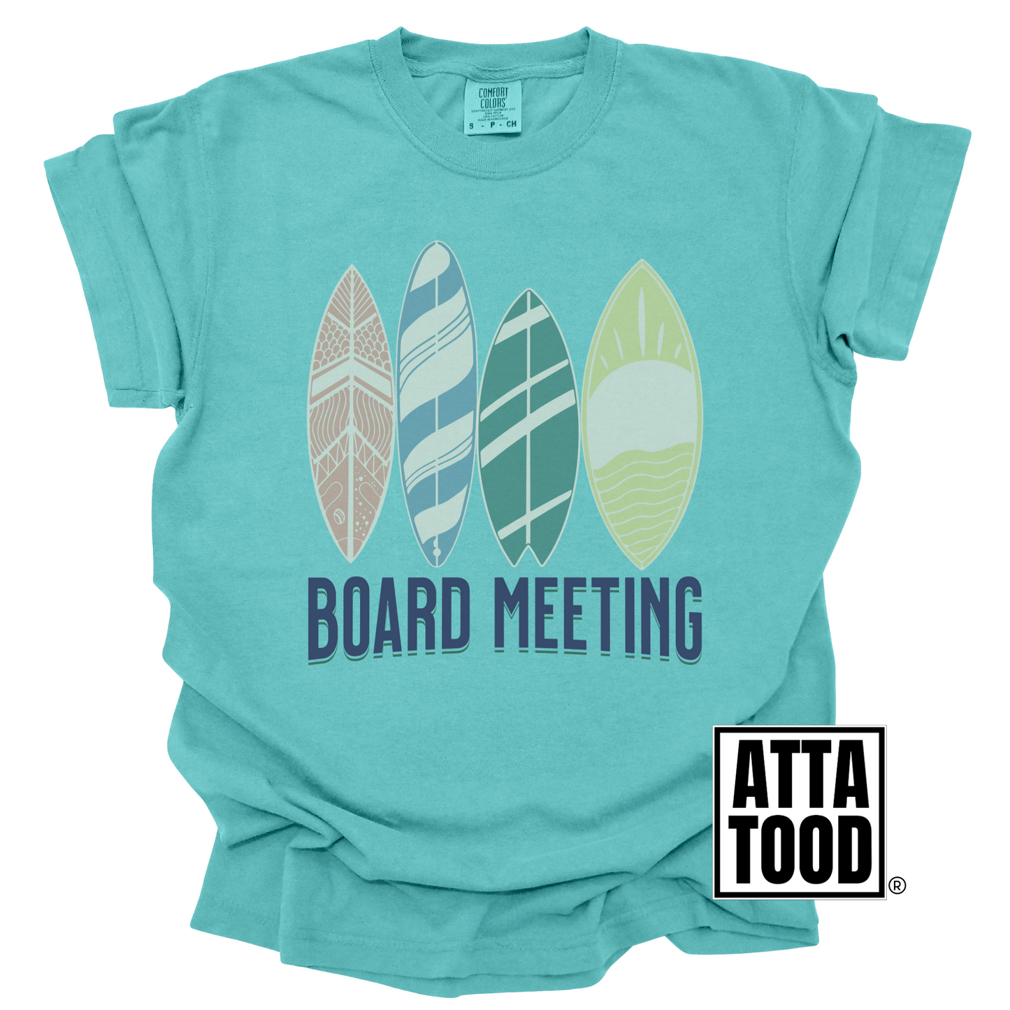 Surf Board Meeting Tee