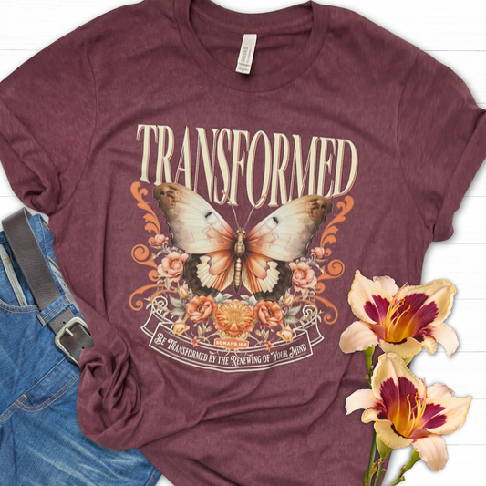 Transformed into a butterfly tee