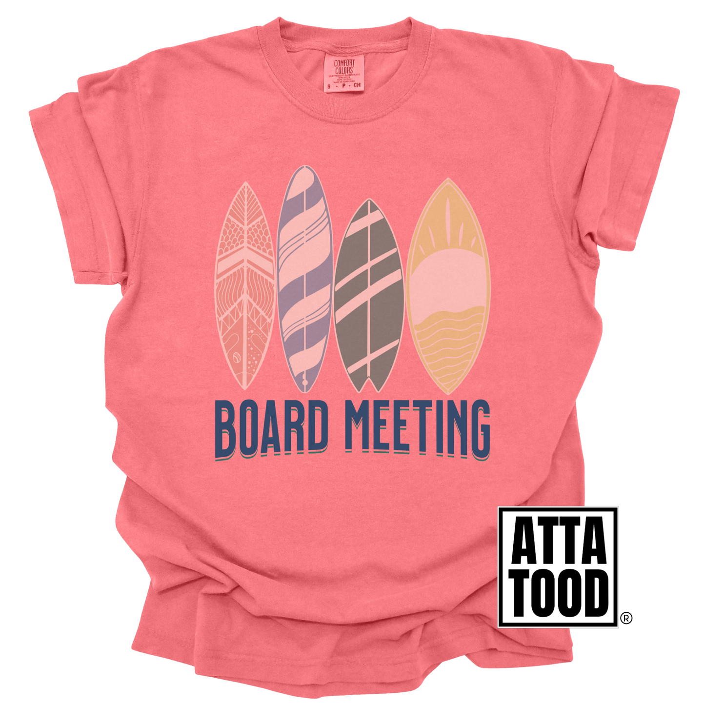 Surf Board Meeting Tee