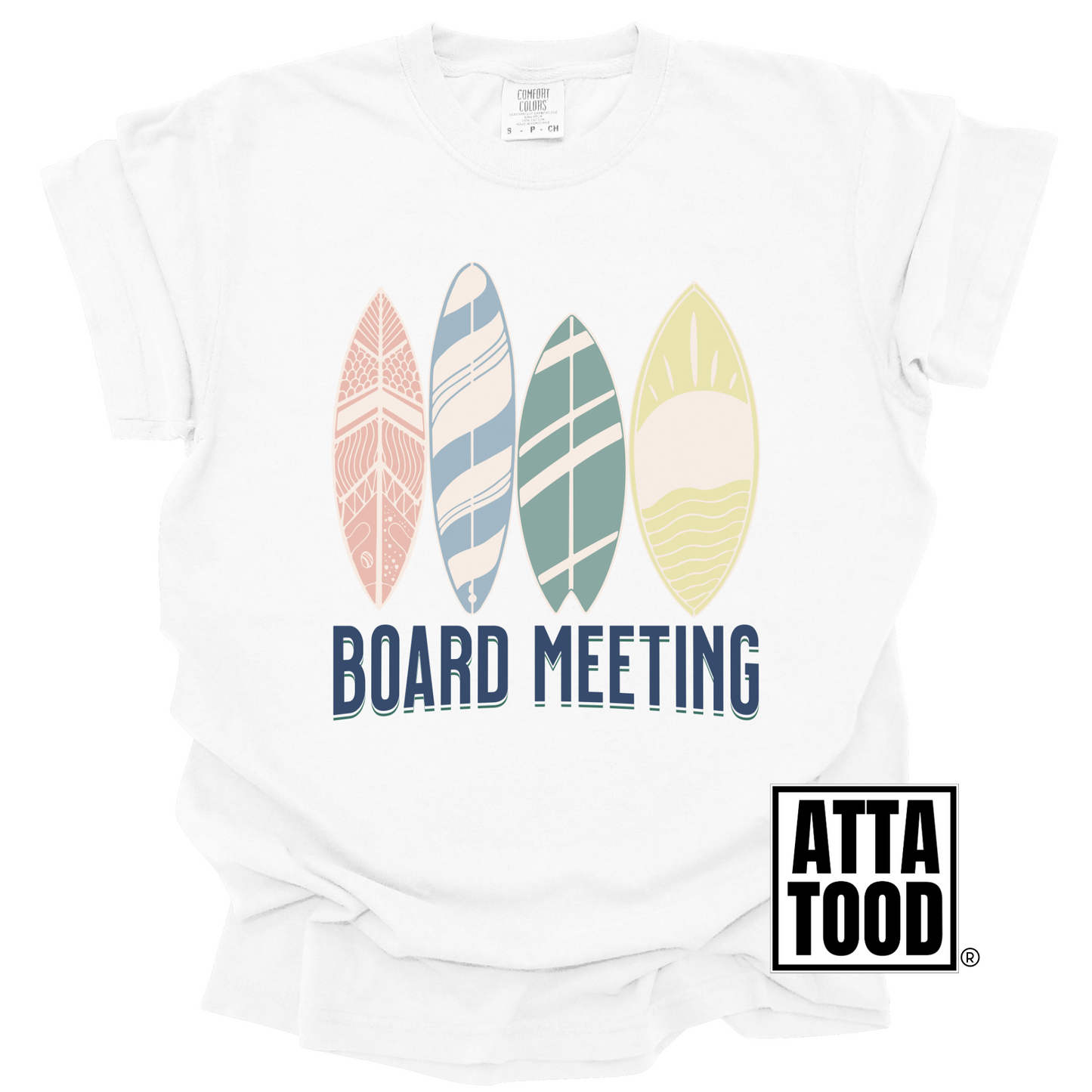 Surf Board Meeting Tee