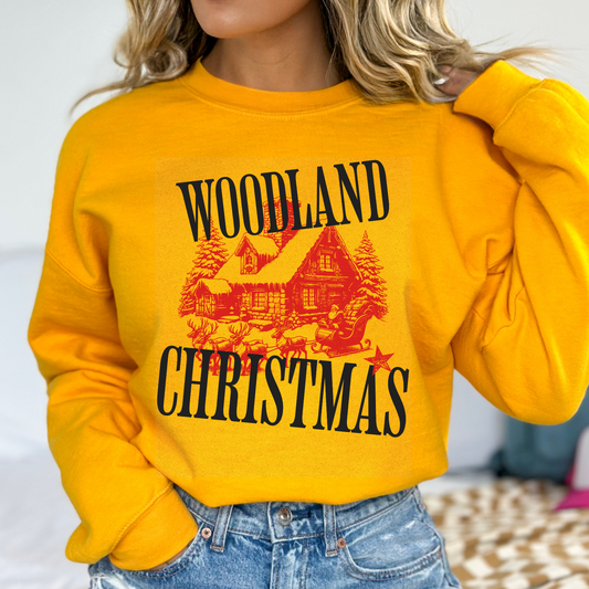 Woodland Christmas Unisex Graphic Sweatshirt | ATTA TOOD®