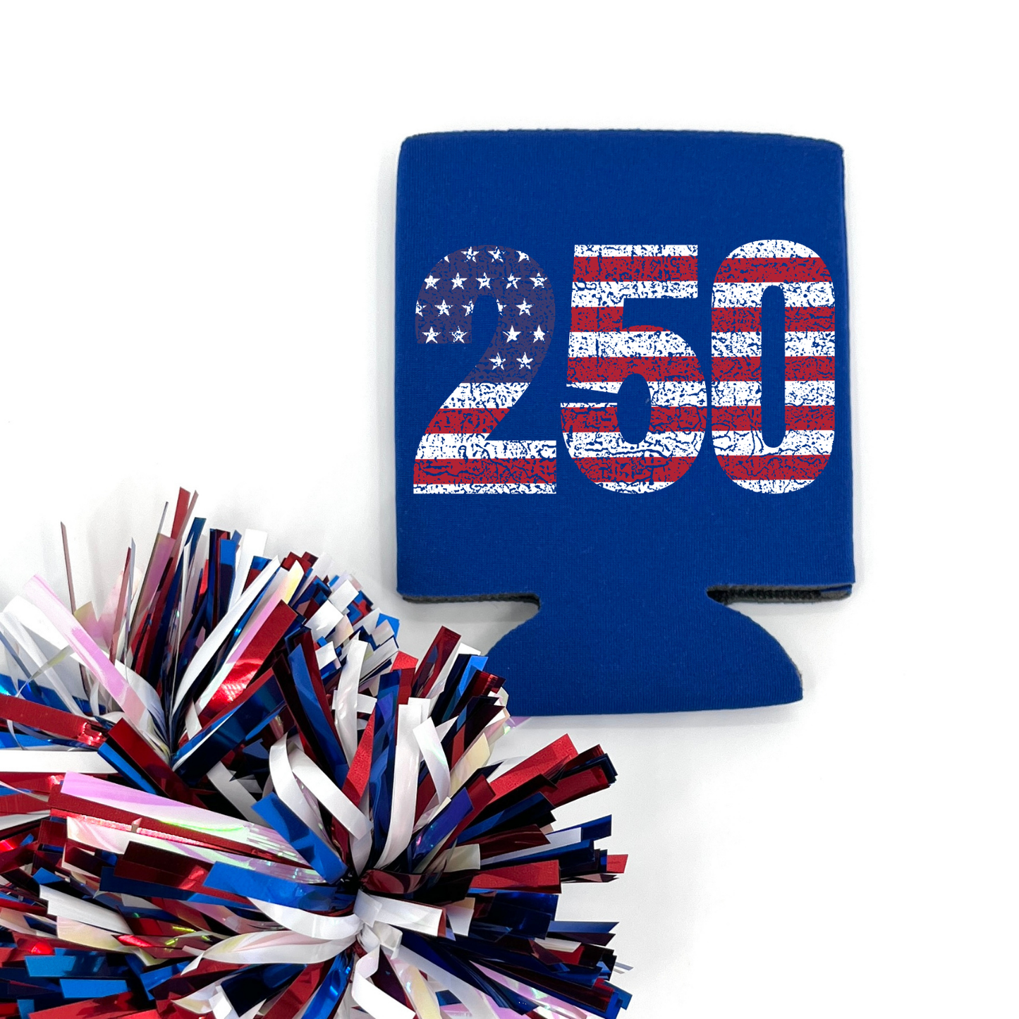 America 250 Drink Sleeve | Patriotic Flag | July 4th Party