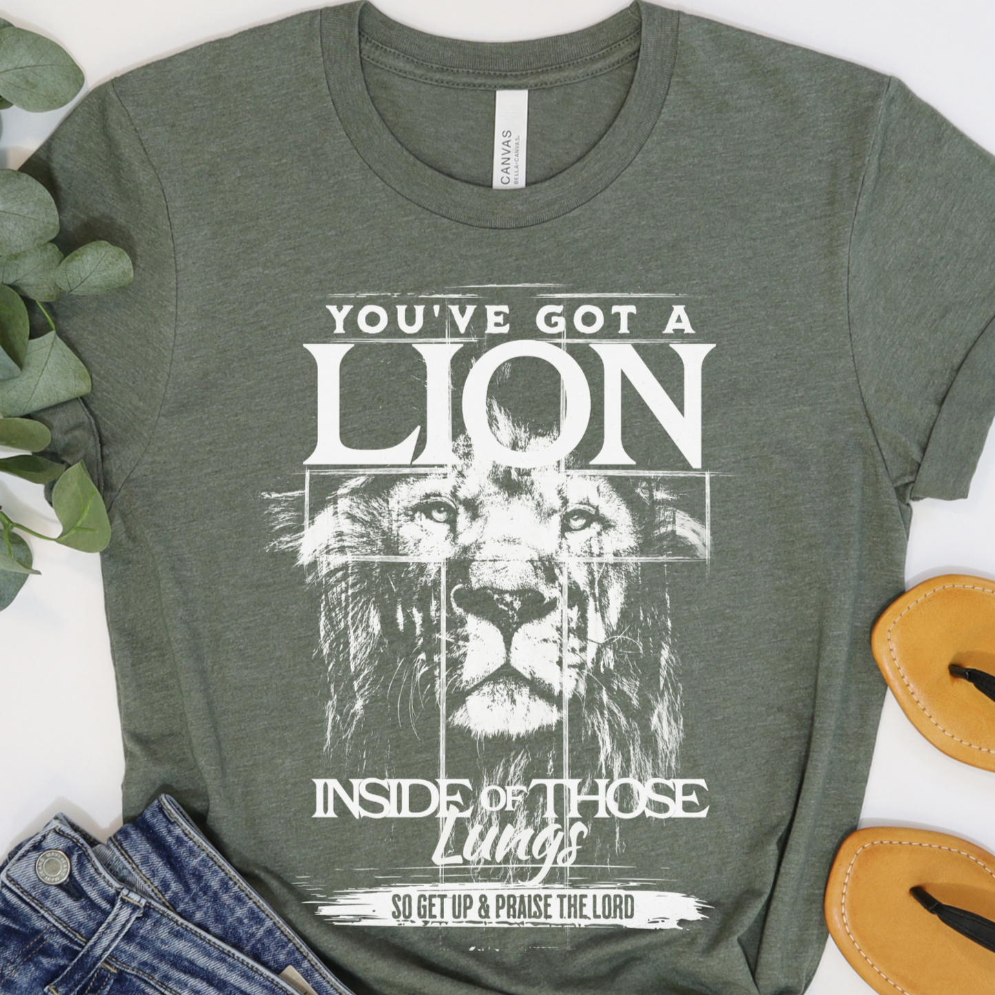 You've got a lion inside those lungs tee