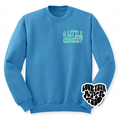 Beach Crab Christian Graphic Sweatshirt | Faith | Coastal