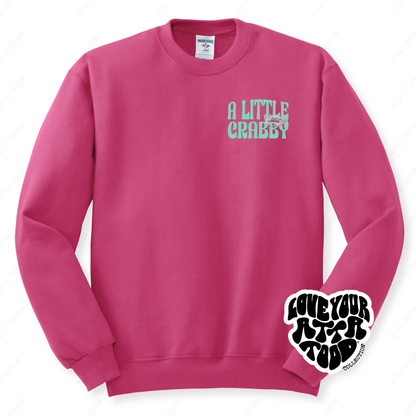 Beach Crab Christian Graphic Sweatshirt | Faith | Coastal