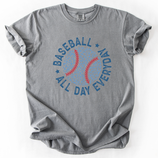 Baseball all day everyday Comfort Colors® unisex graphic t-shirt