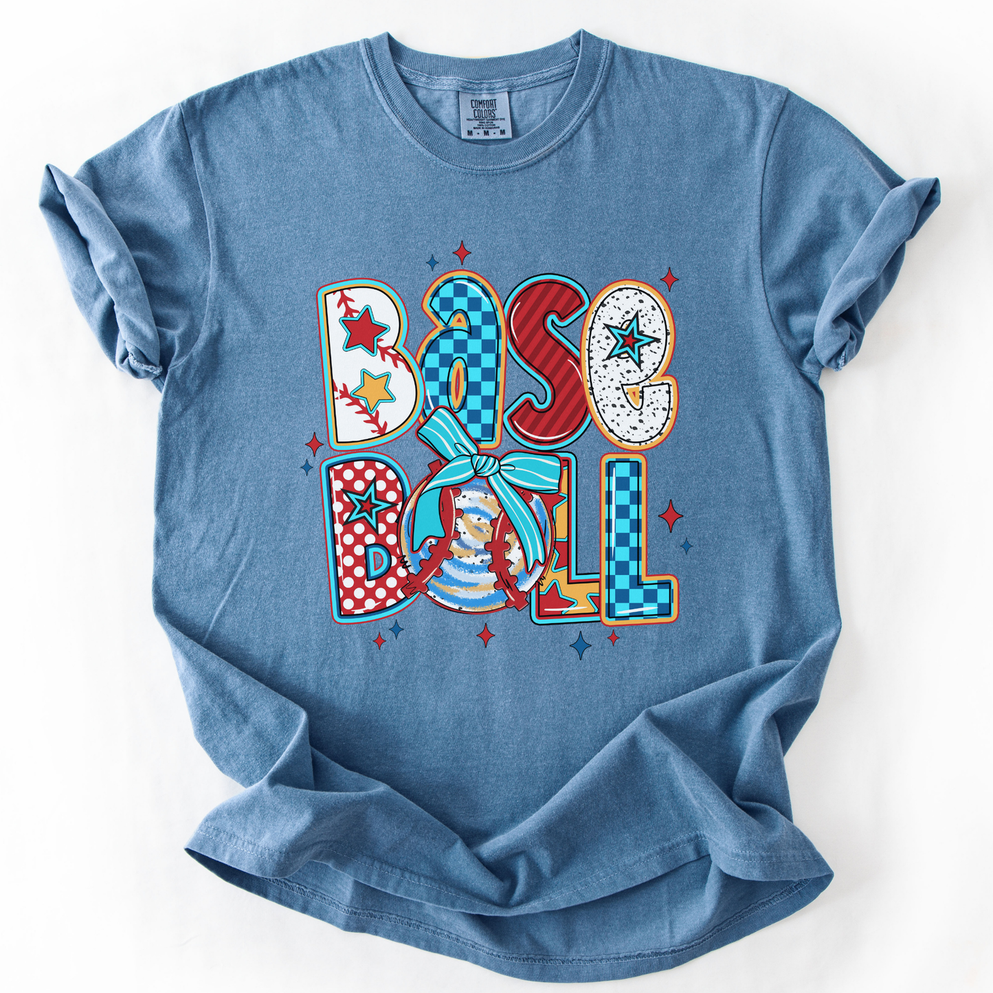 Whimsical baseball Comfort Colors® unisex graphic t-shirt