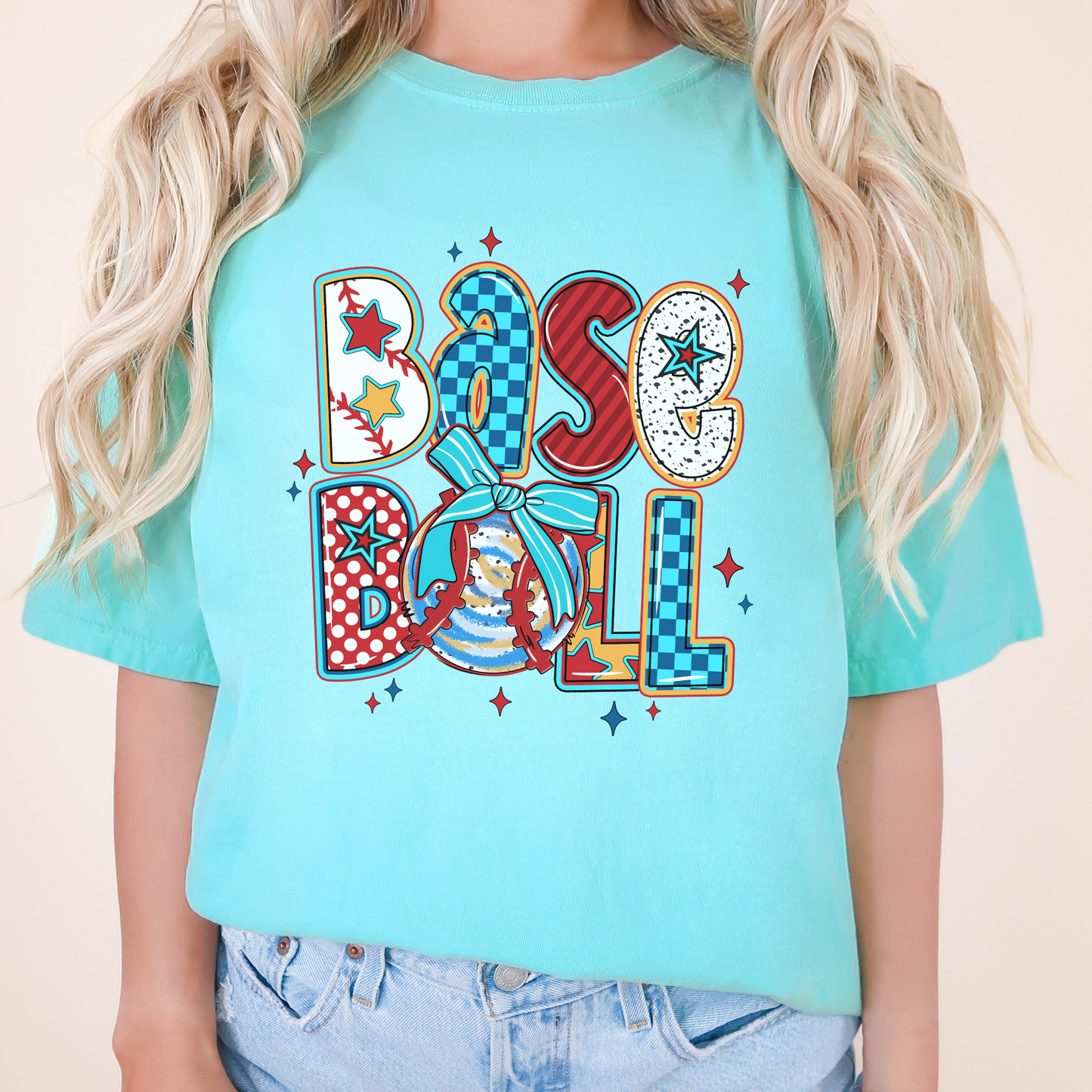 Whimsical baseball Comfort Colors® unisex graphic t-shirt