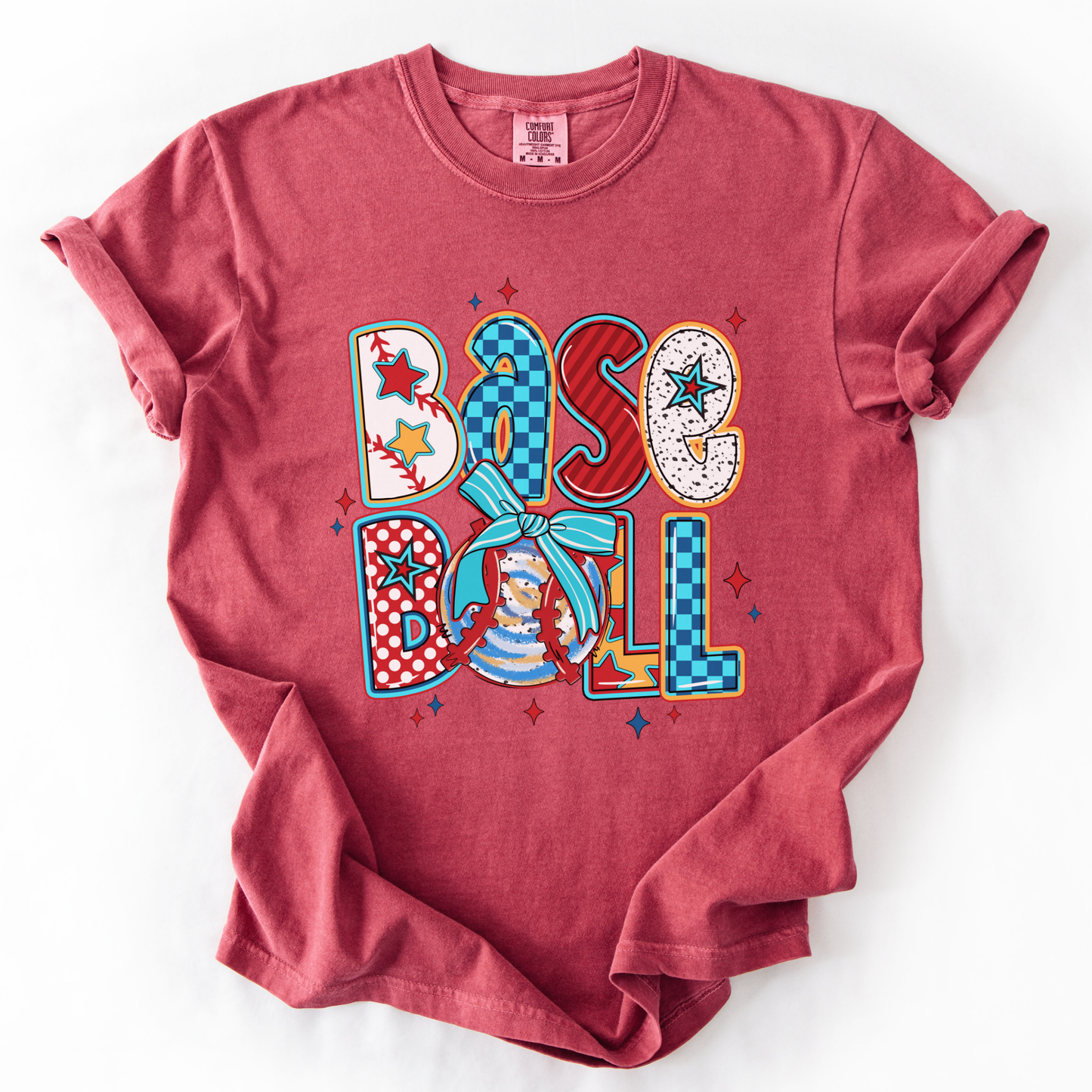 Whimsical baseball Comfort Colors® unisex graphic t-shirt