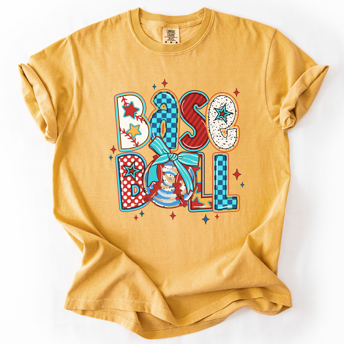 Whimsical baseball Comfort Colors® unisex graphic t-shirt