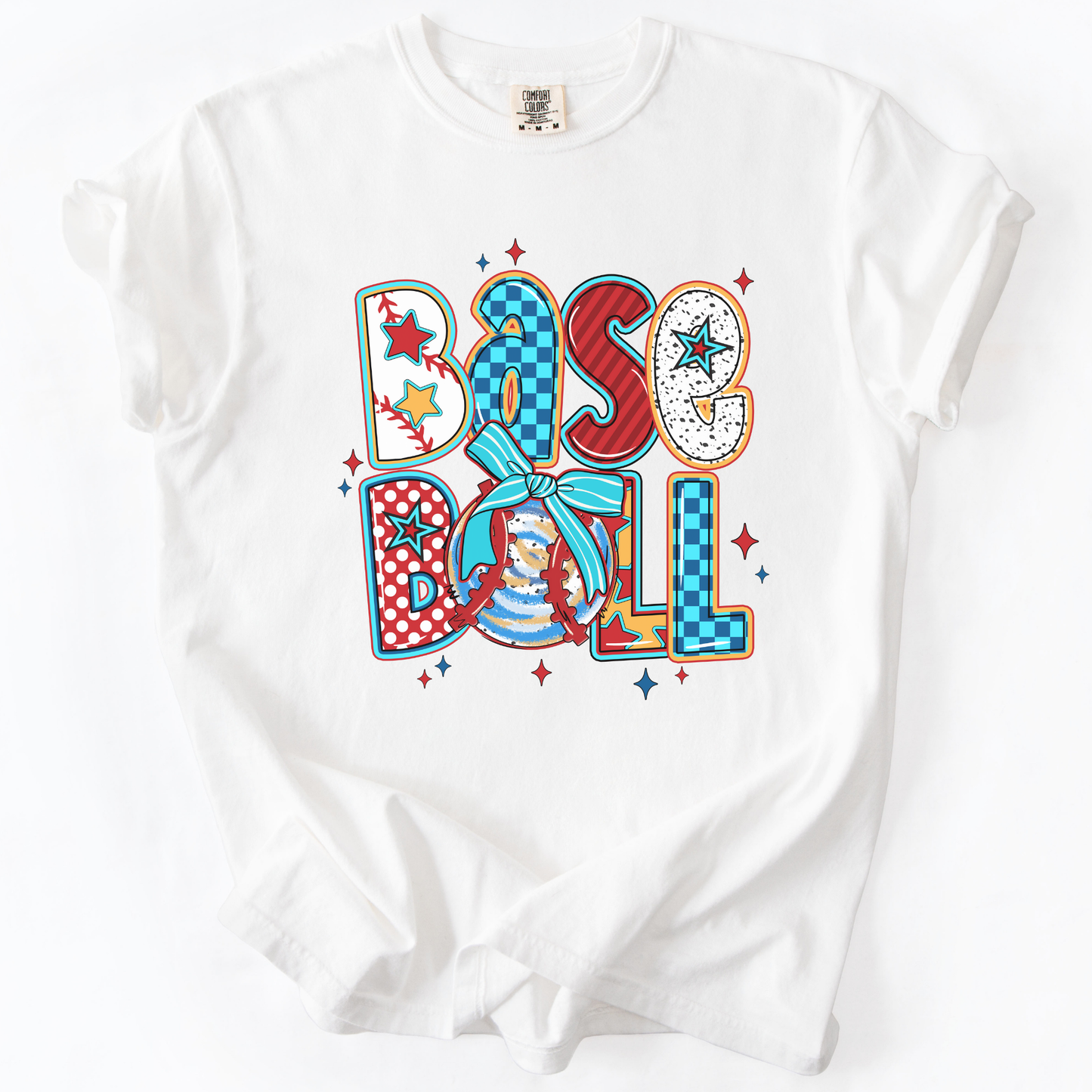 Whimsical baseball Comfort Colors® unisex graphic t-shirt