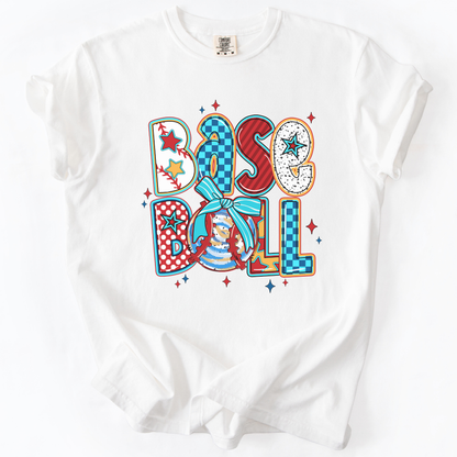 Whimsical baseball Comfort Colors® unisex graphic t-shirt