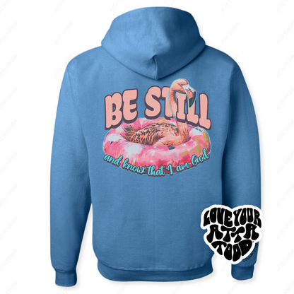 Psalm 46:10 Be Still Christian Flamingo Hoodie | ATTA TOOD®