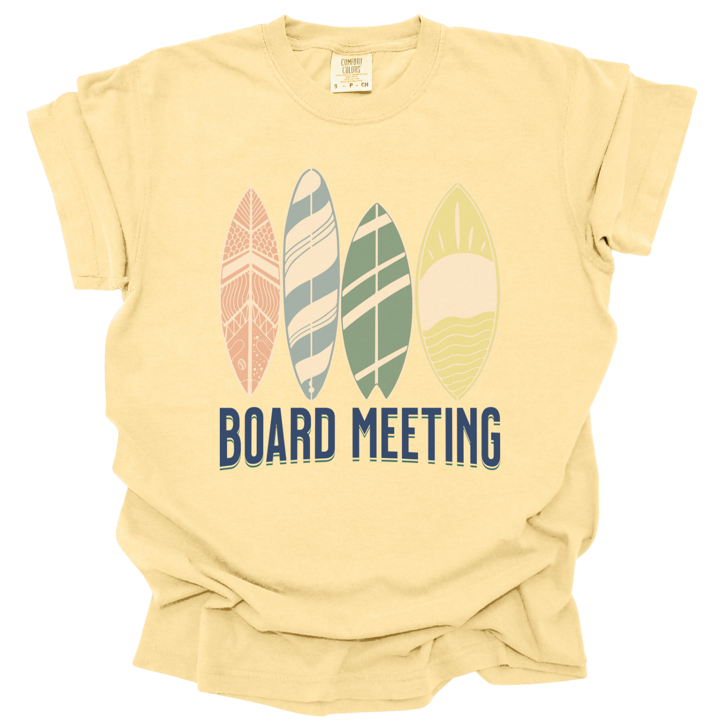 Funny summer graphic t-shirt, Surfboards top, Comfort Colors® tee