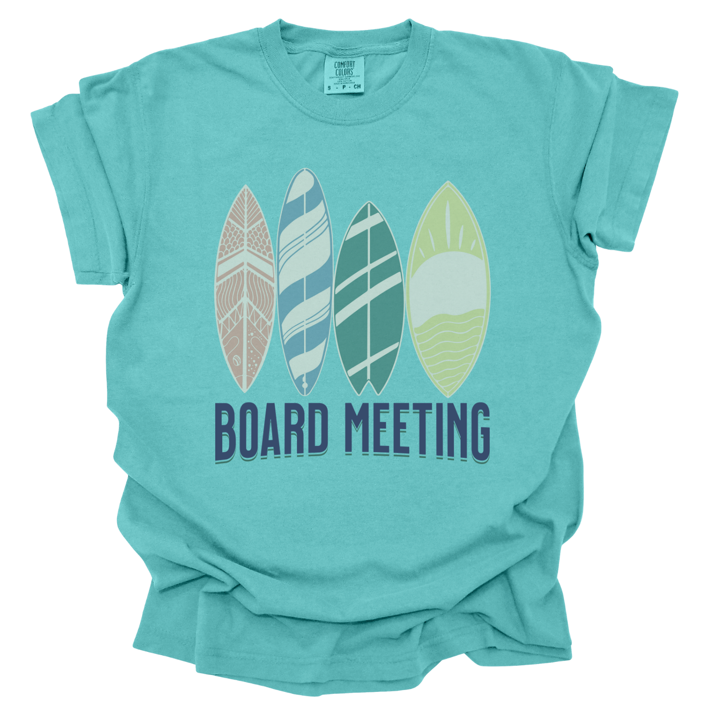 Funny summer graphic t-shirt, Surfboards top, Comfort Colors® tee