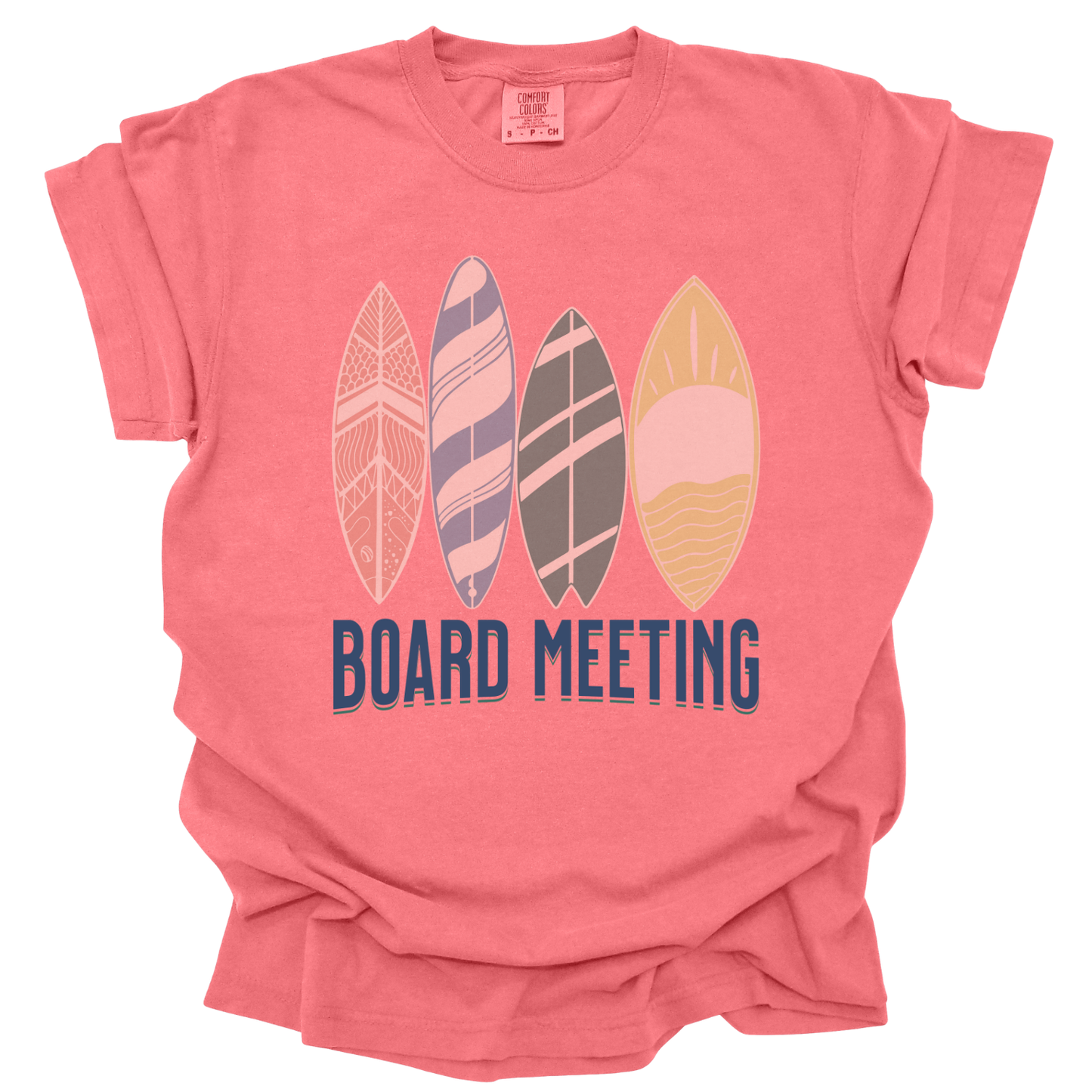 Funny summer graphic t-shirt, Surfboards top, Comfort Colors® tee