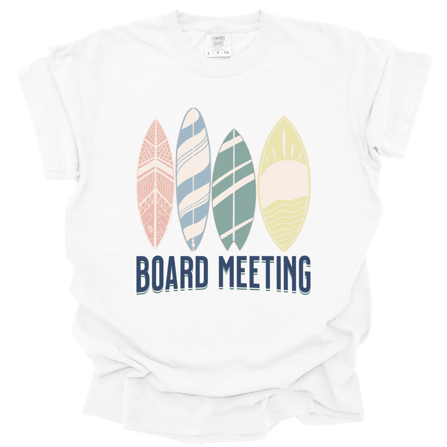 Funny summer graphic t-shirt, Surfboards top, Comfort Colors® tee