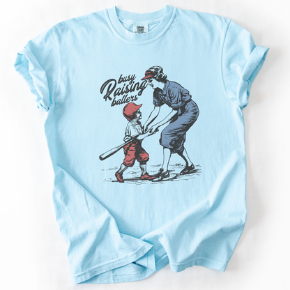 Busy raising ballers Comfort Colors® unisex graphic t-shirt
