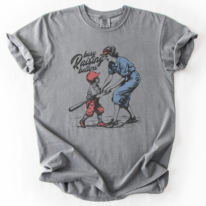 Busy raising ballers Comfort Colors® unisex graphic t-shirt