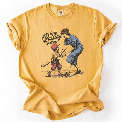 Busy raising ballers Comfort Colors® unisex graphic t-shirt