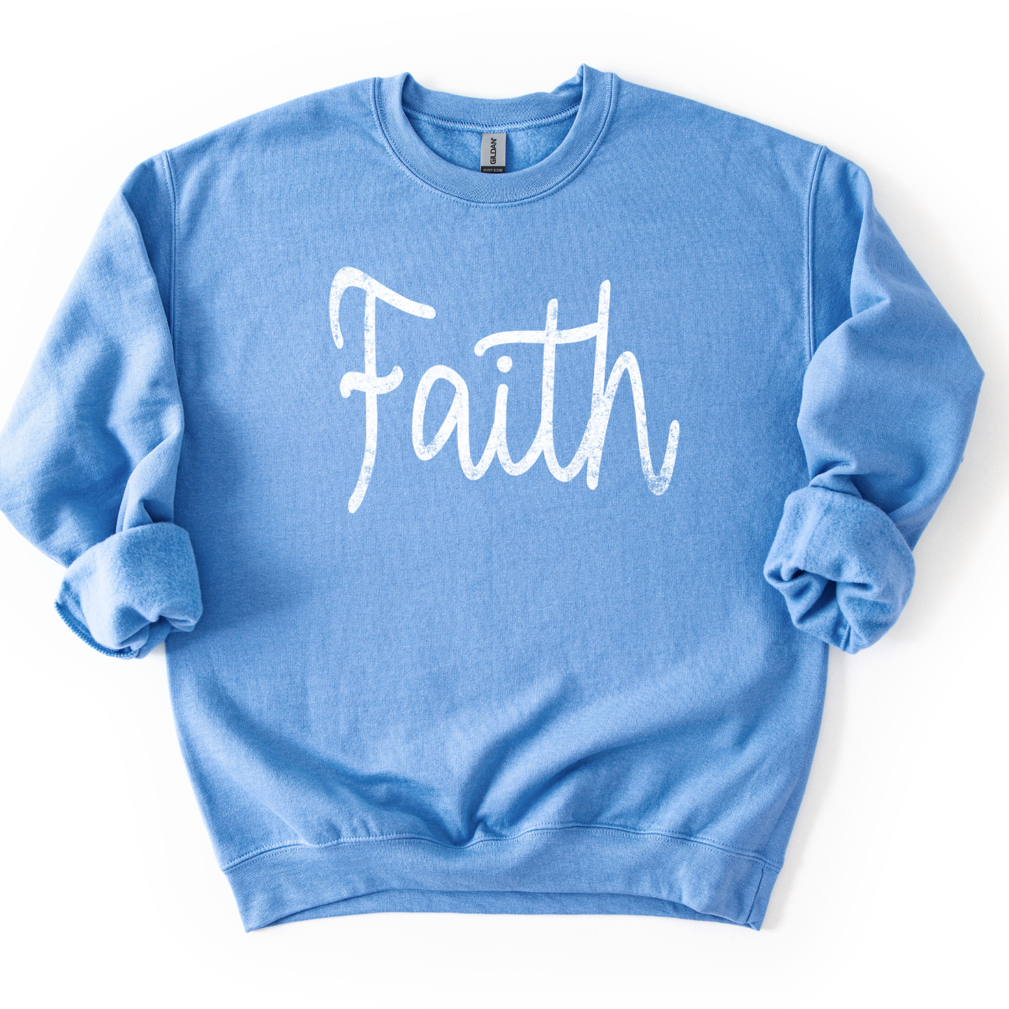 Faith Graphic Sweatshirt |Typography | Religious Crewneck