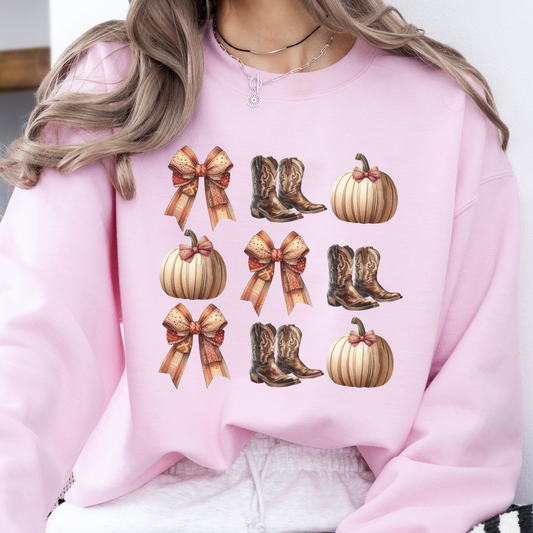 Western cowgirl fall coquette sweatshirt