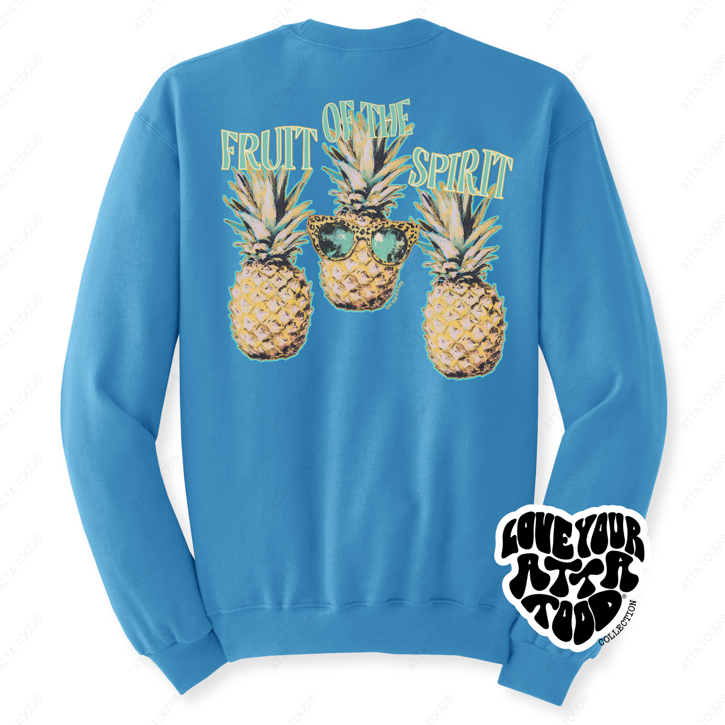 Fruit of the Spirit Christian Graphic Sweatshirt | ATTA TOOD®