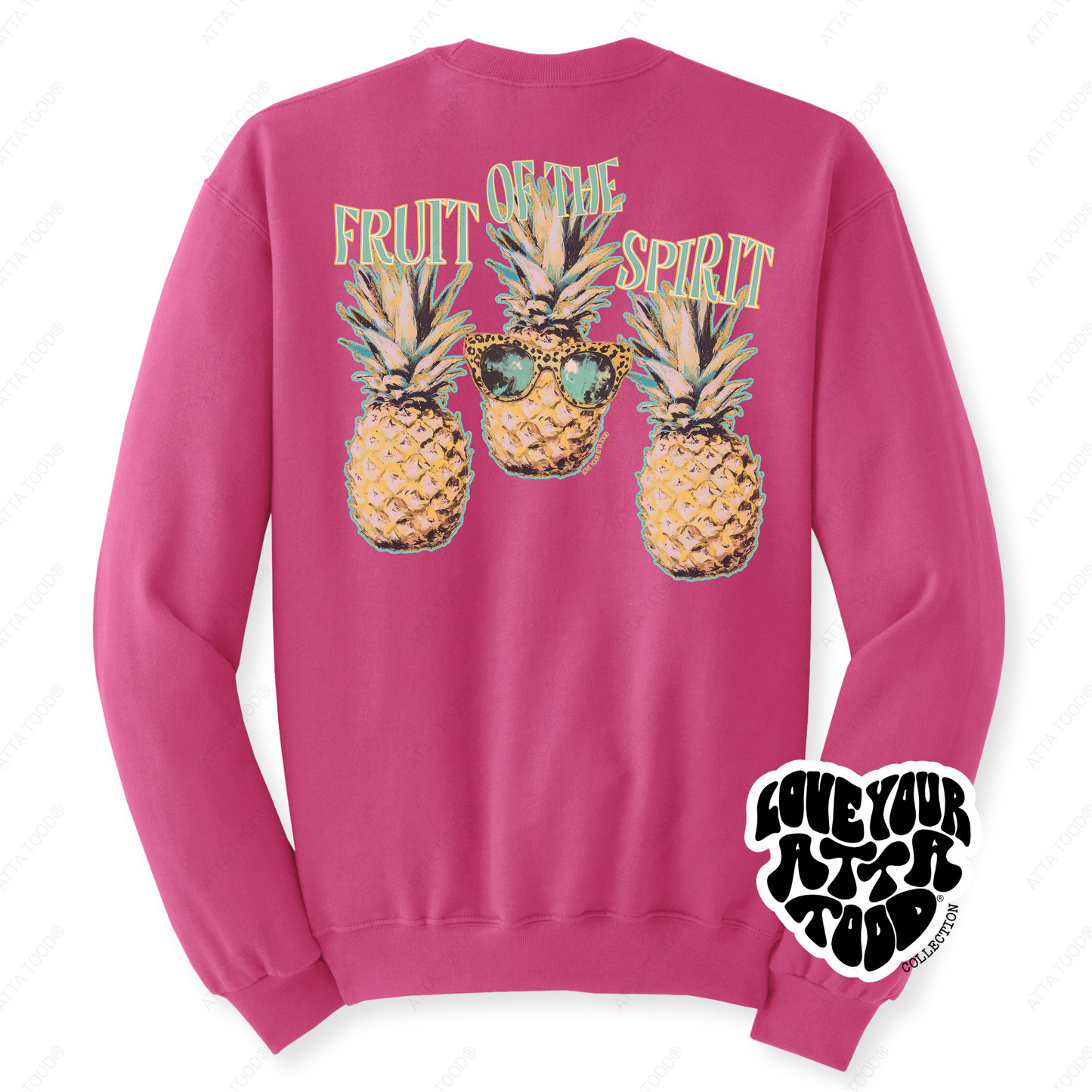 Fruit of the Spirit Christian Graphic Sweatshirt | ATTA TOOD®