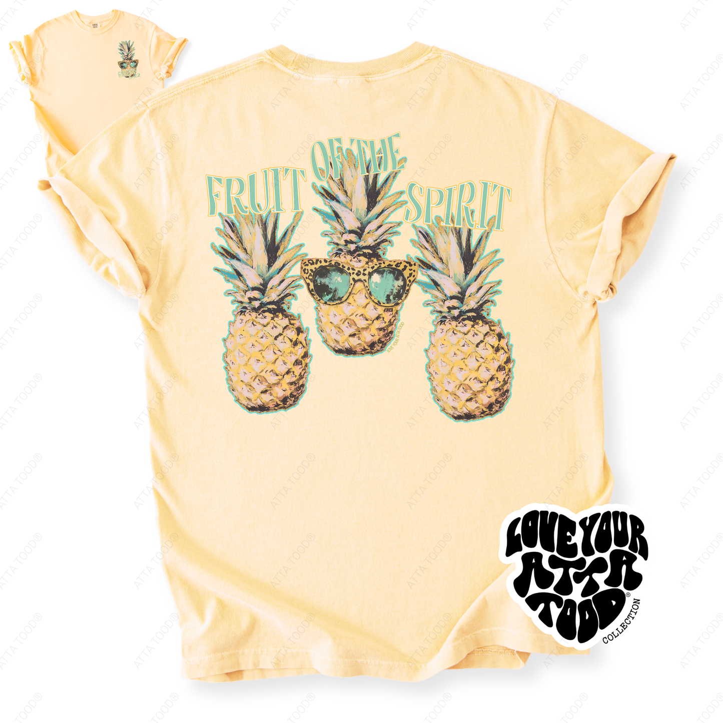 Fruit of the Spirit Christian Graphic T-Shirt | ATTA TOOD®