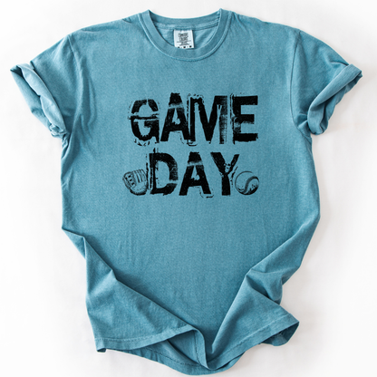 Game day Comfort Colors® unisex baseball graphic t-shirt
