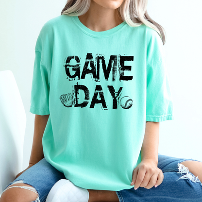 Game day Comfort Colors® unisex baseball graphic t-shirt