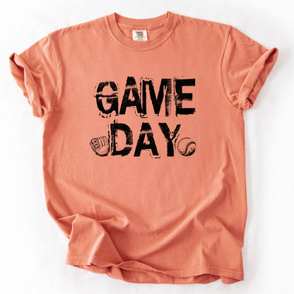 Game day Comfort Colors® unisex baseball graphic t-shirt