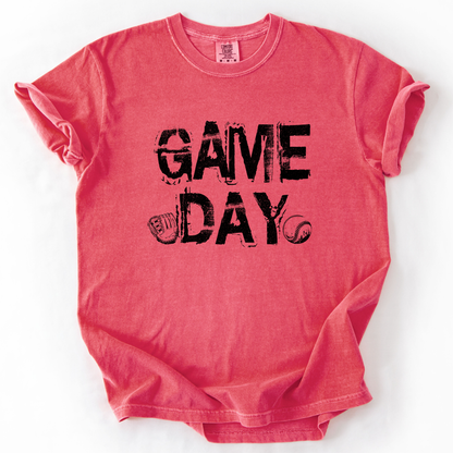 Game day Comfort Colors® unisex baseball graphic t-shirt