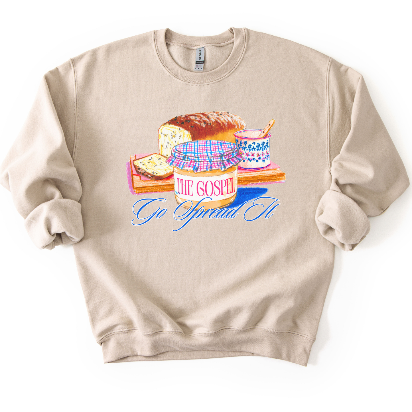 Go Spread the Gospel Crewneck | Faithbased Humor Sweatshirt