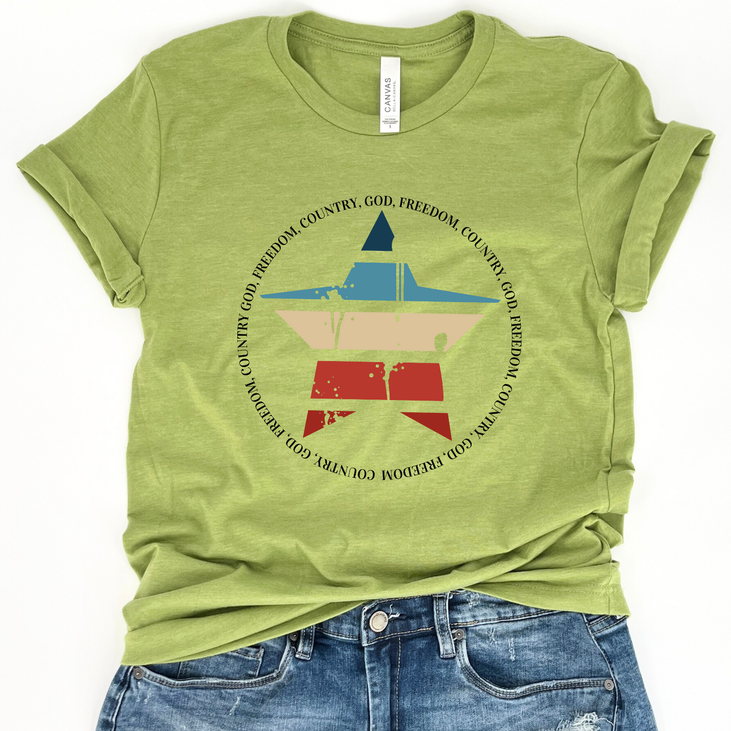 Freedom Country God unisex graphic t-shirt