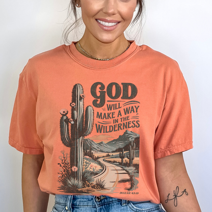 God Will Make A Way Christian Scripture Graphic T-Shirt | ATTA TOOD®
