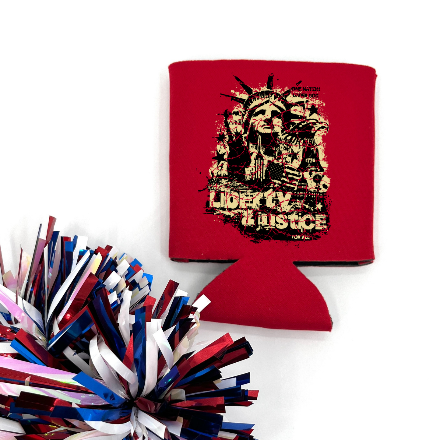 Fourth of July Can Cooler | Liberty Justice | Giveaways