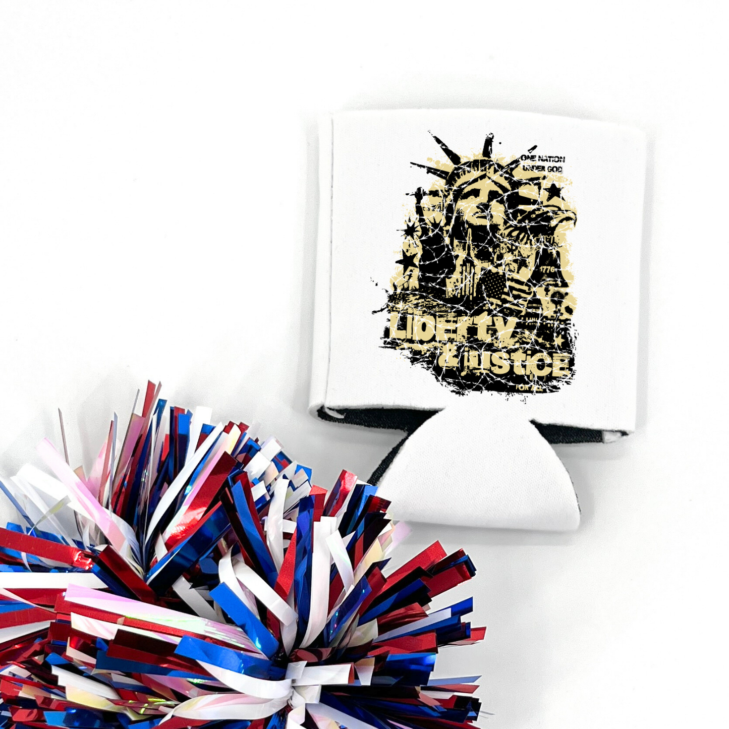 Fourth of July Can Cooler | Liberty Justice | Giveaways