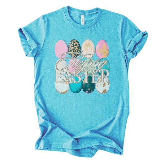 Easter Eggs Graphic Tee | Happy Easter | Womens Spring 2026